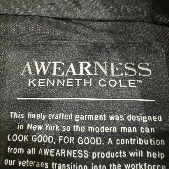 Kenneth Cole Premium Stretch Slim-Fit Dark Blue Dress Pants Men’s Size 36x32 - Picture 5 of 16